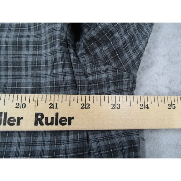 J.Crew Secret Wash Shirt Mens XL Classic Grey Plaid Button Down CO874 Oarsman - Picture 9 of 13